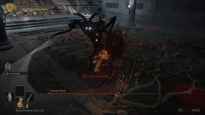 The opponent has access to various attacks - Elden Ring: How to beat Cemetery Shade in Limgrave? - Elden Ring: All bosses in Limgrave - Elden Ring Guide
