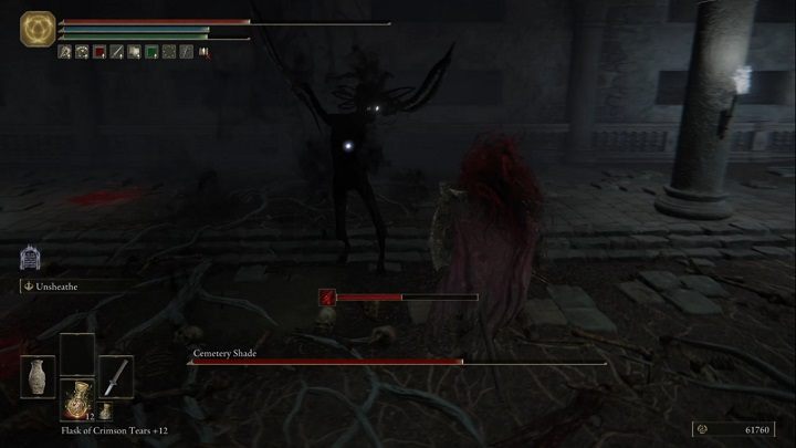 When the opponent raises both his weapons, it means that he is about to perform a quick combo - Elden Ring: How to beat Cemetery Shade in Limgrave? - Elden Ring: All bosses in Limgrave - Elden Ring Guide