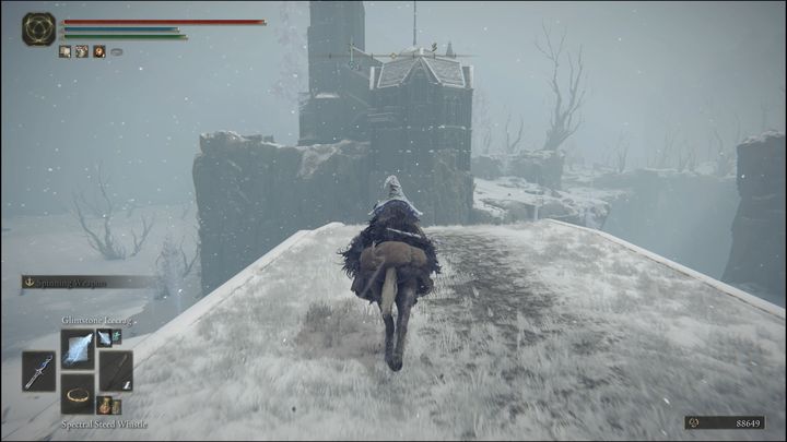 The road is there - it is simply invisible - Elden Ring: Sorceries and Incantations (Mountaintops of the Giants) - list of all - Elden Ring: Mountaintops of the Giants region - Elden Ring Guide