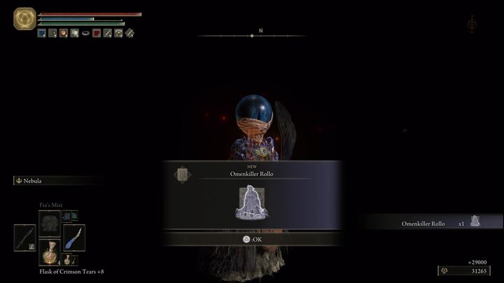 For defeating Fallen Twins, you will receive Runes (29,000) and Omenkiller Rollo Ashes - Elden Ring: How to beat Fell Twin? - Elden Ring: All bosses in Leyndell, the royal capital - Elden Ring Guide