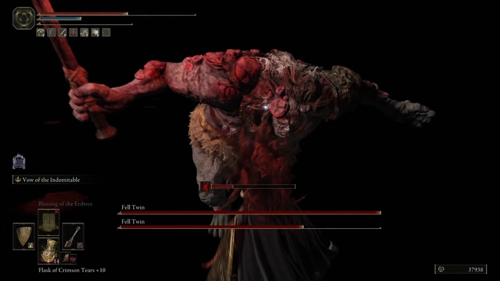 You will most likely be dealing with a Fell Twin wielding an ax first - Elden Ring: How to beat Fell Twin? - Elden Ring: All bosses in Leyndell, the royal capital - Elden Ring Guide