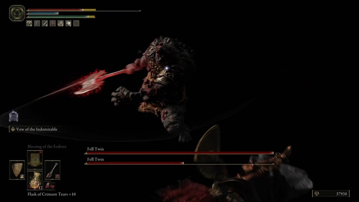 It's a good idea to dodge towards the enemy as often as possible - Elden Ring: How to beat Fell Twin? - Elden Ring: All bosses in Leyndell, the royal capital - Elden Ring Guide