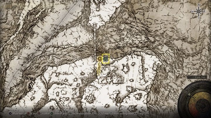 By heading north-east from the Grand Lift of Rold, you will soon reach a site of grace called Zamor Ruins - Elden Ring: Where to find map fragments? List - Elden Ring: FAQ - Elden Ring Guide