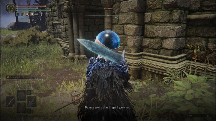 He will give you 3 Festering Bloody Fingers - Elden Ring: White Mask Varre - walkthrough - Elden Ring: Quests - Elden Ring Guide