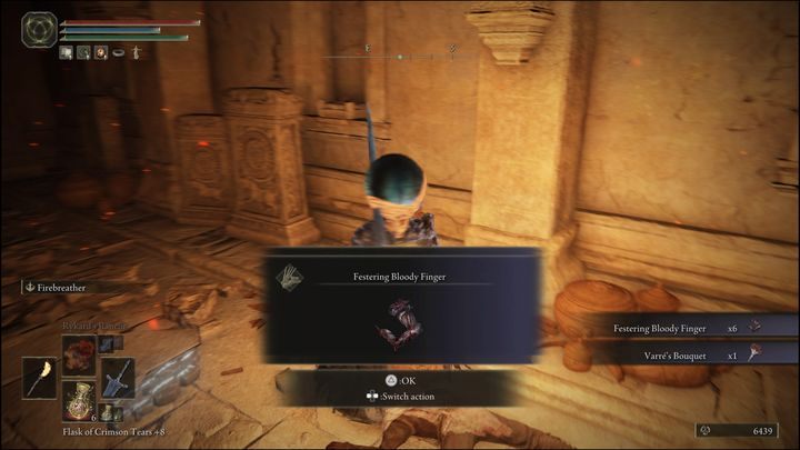 After you get out of his world, go to his corpse - Elden Ring: White Mask Varre - walkthrough - Elden Ring: Quests - Elden Ring Guide