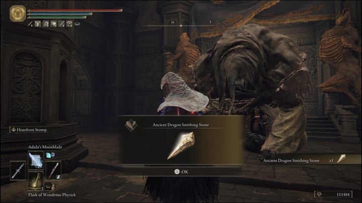 The final Deathroot you can give Gurranq will be exchanged for the Ancient Dragon Smithing Stone, which is used to upgrade weapons to level 25 - Elden Ring: Gurranq, Beast Clergyman - walkthrough - Elden Ring: Quests - Elden Ring Guide