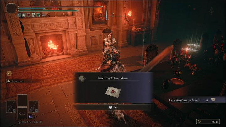 While at it, pick up Letter from Volcano Manor from the table - Elden Ring: Rya / Zorayas - walkthrough - Elden Ring: Quests - Elden Ring Guide