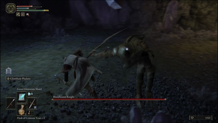 After getting in the cave, you have to go deeper and go downstairs, while watching out for some crystal snails - Elden Ring: Latenna, the Albinauric - walkthrough - Elden Ring: Quests - Elden Ring Guide