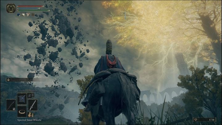 As you reach the location, you'll notice many stone fragments kept in stasis - Elden Ring: Ranni questline - walkthrough - Elden Ring: Quests - Elden Ring Guide