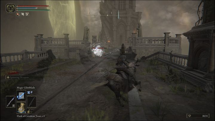 Once you have used the platform, you will find yourself on a bridge - Elden Ring: Ranni questline - walkthrough - Elden Ring: Quests - Elden Ring Guide