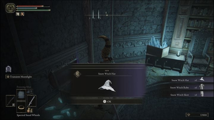 In addition, you will receive the Snow Witch Set - Elden Ring: Ranni questline - walkthrough - Elden Ring: Quests - Elden Ring Guide