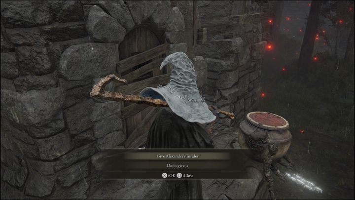 When you reset the location again, talk to the Joy on the stairs by the building on the left - Elden Ring: Jar Bairn - walkthrough - Elden Ring: Quests - Elden Ring Guide