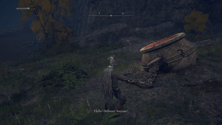 Equip a heavy weapon and perform a heavy attack on his back - Elden Ring: Iron Fist Alexander questline - walkthrough - Elden Ring: Quests - Elden Ring Guide