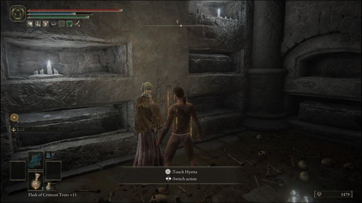 When you touch Hyetta, you will receive rewards and items - Elden Ring: Hyetta - walkthrough - Elden Ring: Quests - Elden Ring Guide