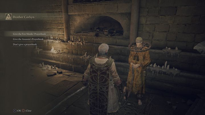 After relocating to Altus Plateau, Brother Corhyn will tell you that he is going on a journey in search of the Goldmask - Elden Ring: Brother Corhyn / Goldmask - walkthrough - Elden Ring: Quests - Elden Ring Guide