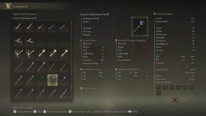 The best staff in the game and the perfect weapon for mages - Elden Ring: Best weapons - list - Elden Ring: Basics - Elden Ring Guide