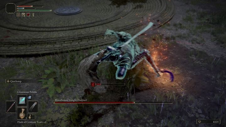 When fighting Darriwil you must be prepared to use melee weapons often to deal damage - Elden Ring: How to beat Bloodhound Knight Darriwil? - Elden Ring: All bosses in Stormhill - Elden Ring Guide