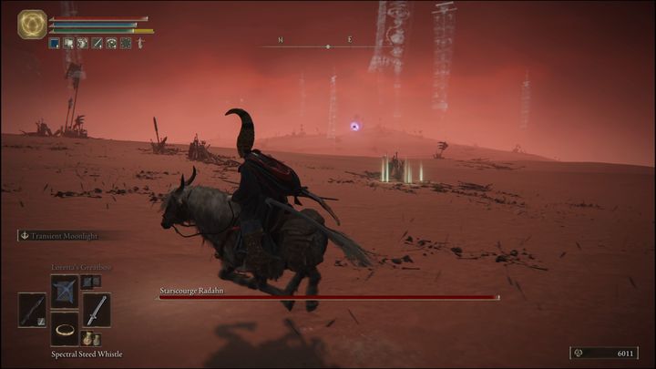 As the fight begins, immediately after entering the arena, mount your steed - Elden Ring: How to beat Starscourge Radahn? - Elden Ring: All bosses in Caelid - Elden Ring Guide