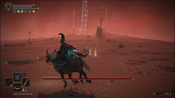 Once you get a bit closer Radahn will start attacking you with a barrage of arrows while mixing in some other attacks along the way - Elden Ring: How to beat Starscourge Radahn? - Elden Ring: All bosses in Caelid - Elden Ring Guide