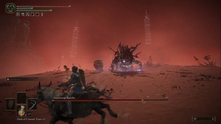 When you delpete about 20% of his HP, Radahn will start using special magic attacks - Elden Ring: How to beat Starscourge Radahn? - Elden Ring: All bosses in Caelid - Elden Ring Guide