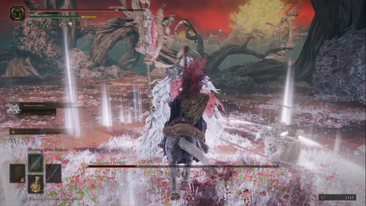 When an opponent's HP drops below half, he summons a second wave of aides - Elden Ring: How to beat Commander ONeil? - Elden Ring: All bosses in Caelid - Elden Ring Guide