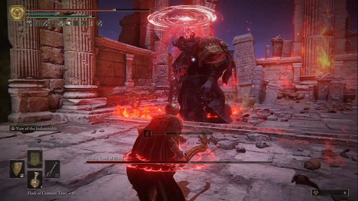 In addition, it can also "spray" fire that will hurt your character and build up bleeding - Elden Ring: How to beat Mohg, Lord of Blood? - Elden Ring: All bosses in Siofra River - Elden Ring Guide