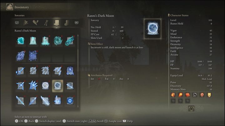 This spell has a long casting time, however it deals a lot of damage and creates a blast when an opponent is struck - Elden Ring: Best Sorceries - list - Elden Ring: Basics - Elden Ring Guide