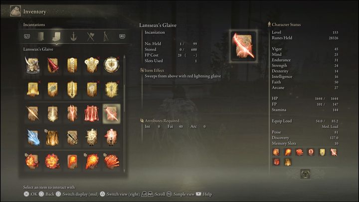 This incantation has many uses, but it is best utilized when attempting to kill a large number of enemies that are at close or medium distance from you - Elden Ring: Best Incantations - list - Elden Ring: Basics - Elden Ring Guide