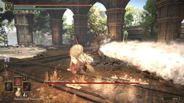 This incantation is a reward for defeating the optional version of the Dancing Lion boss (not the one from Belurat) - Shadow of the Erdtree: All new spells and incantations - Shadow of the Erdtree: Basics - Elden Ring Guide