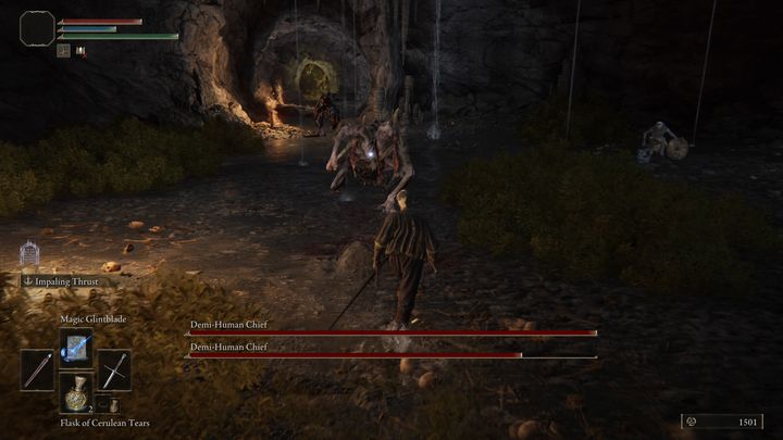 The boss is very aggressive, so you won't have much time to use spells - Elden Ring: How to beat Demi-Human Chief? - Elden Ring: All bosses in Limgrave - Elden Ring Guide