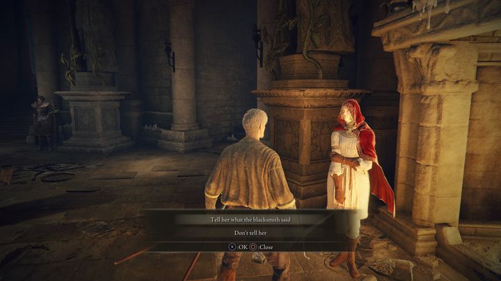 Return to Stormhill Shack and talk to her - Elden Ring: Upgrading ashes - Elden Ring: Basics - Elden Ring Guide