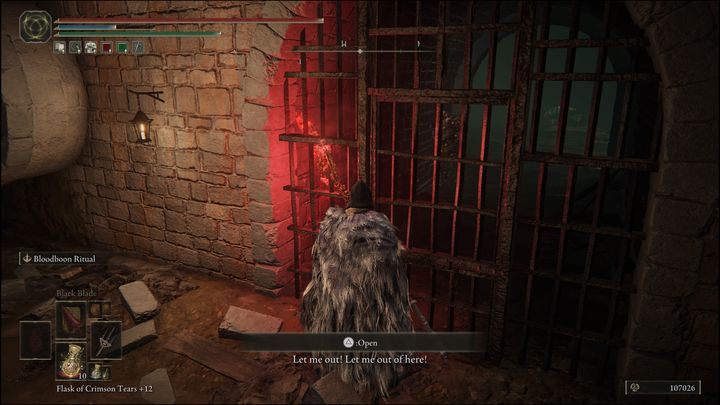 After clearing the area, you'll see the Dung Eater's cell on the right - Elden Ring: Dung Eater / Blackguard Boggart questline - walkthrough - Elden Ring: Quests - Elden Ring Guide