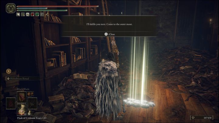 When you go to the room where he was in the fortress, you won't find him there - Elden Ring: Dung Eater / Blackguard Boggart questline - walkthrough - Elden Ring: Quests - Elden Ring Guide