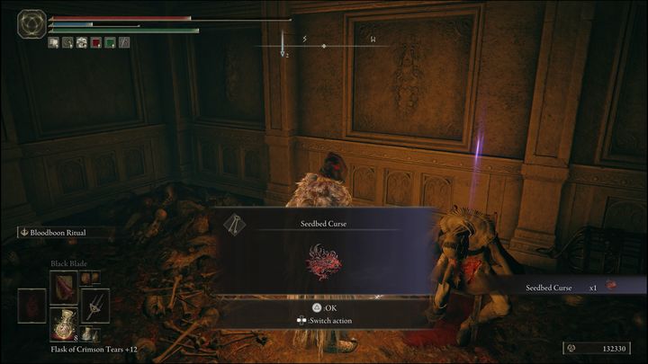 In the downstairs room you will find a body with another Seedbed Curse - Elden Ring: Dung Eater / Blackguard Boggart questline - walkthrough - Elden Ring: Quests - Elden Ring Guide