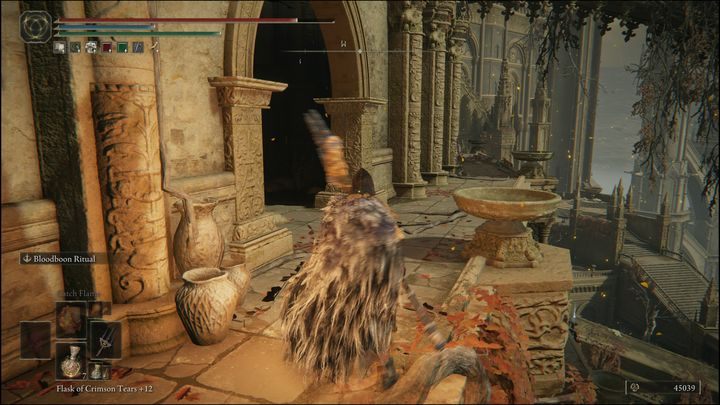 Moving forward, you'll see another column that you need to climb and continue up - Elden Ring: Dung Eater / Blackguard Boggart questline - walkthrough - Elden Ring: Quests - Elden Ring Guide