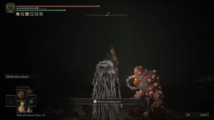 After regaining control of your hero, take the rune from Dung Eater's corpse to conclude the questline and unlock an alternative ending - Elden Ring: Dung Eater / Blackguard Boggart questline - walkthrough - Elden Ring: Quests - Elden Ring Guide