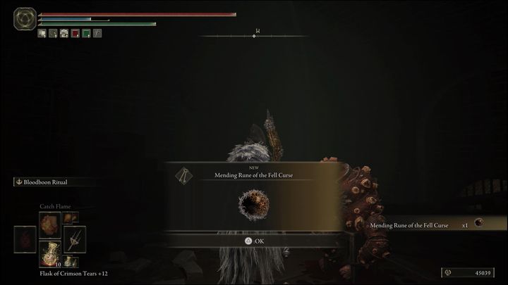 After delivering 5 Seedbed Curse, you will receive the Mending Runge of the Fell Curse , which unlocks an alternative game ending - Elden Ring: Dung Eater / Blackguard Boggart questline - walkthrough - Elden Ring: Quests - Elden Ring Guide