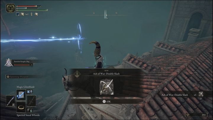 The Double Slash is collected by reaching the building roof and killing a scarab found there - Elden Ring: Caelid - locations of all Ashes of War and Spirit Ashes - Elden Ring: Caelid - Elden Ring Guide