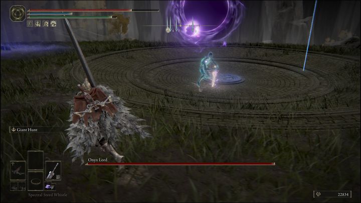 If the enemy places his sword in the ground, a shockwave is created - Elden Ring: How to beat Alabaster Lord? - Elden Ring: All bosses in Weeping Peninsula - Elden Ring Guide