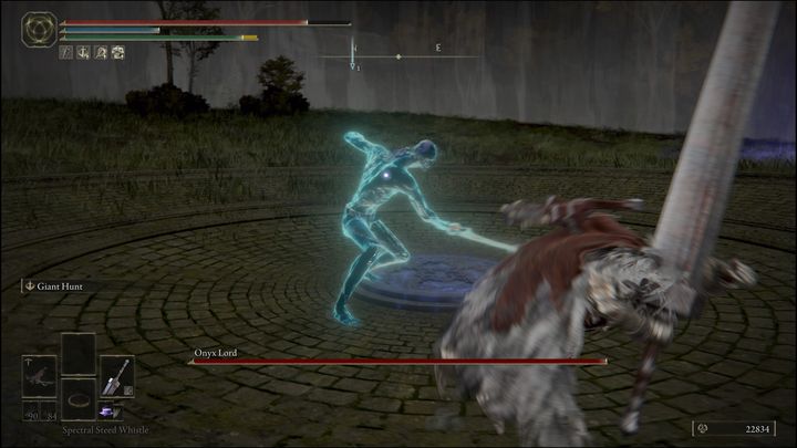 When you are in melee range, the boss will often strike with his sword - Elden Ring: How to beat Alabaster Lord? - Elden Ring: All bosses in Weeping Peninsula - Elden Ring Guide