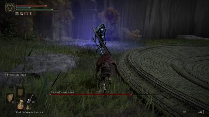 The second phase starts around 50% of the boss's HP - Elden Ring: How to beat Ancient Hero of Zamor? - Elden Ring: All bosses in Weeping Peninsula - Elden Ring Guide