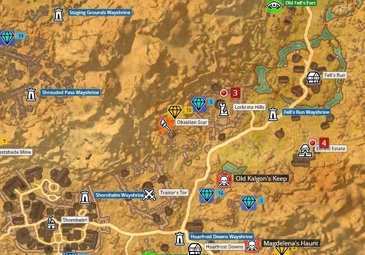 Map of Rivenspire. - Psijic Order missions in The Elder Scrolls Online Summerset - Psijic Order - The Elder Scrolls Online Guide