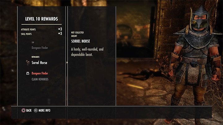 The easiest way to get the first horse is to wait until the controlled character has advanced to the 10th level of experience - ESO: Mounts - how to get a horse? - Game guide - The Elder Scrolls Online Guide