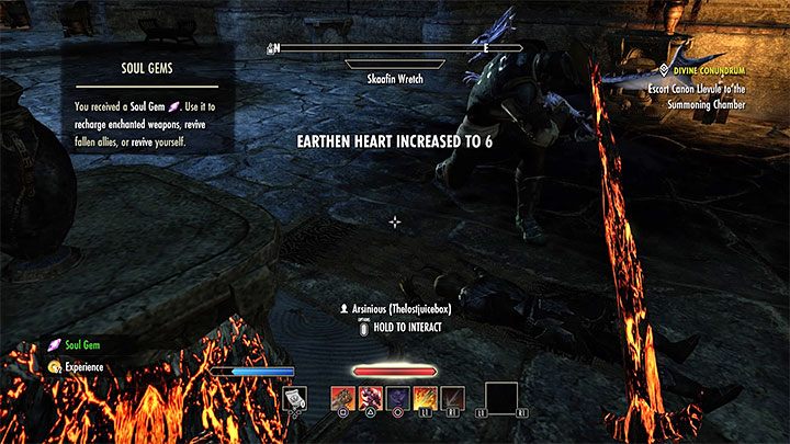 Use the Soul Trap skill when your opponent is on the verge of death, so his soul can be trapped in the gem - ESO: Death in the game - what are the consequences? - Game guide - The Elder Scrolls Online Guide