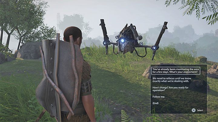 When you get there, you'll see a cutscene during which you'll find the drone known from the first Elex game - Elex 2: Companions - CRONY U4 (Drone) - Companions - Elex 2 Guide