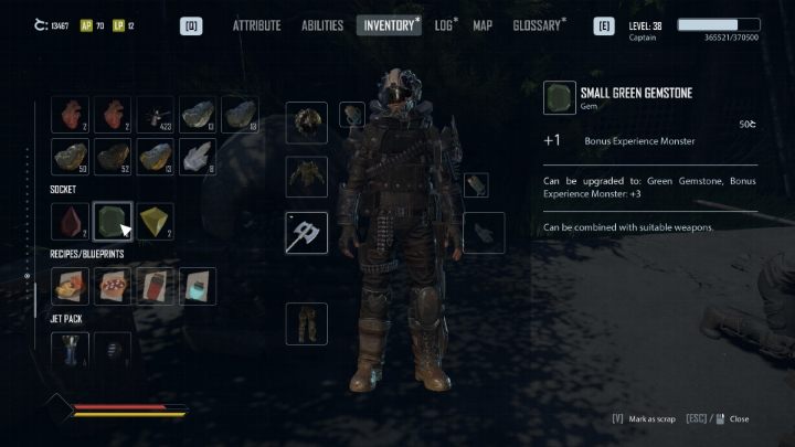 You can get experience from dead enemies faster by placing the appropriate stone in your weapon - Elex 2: Experience - how to earn quickly? - Jax and character development - Elex 2 Guide