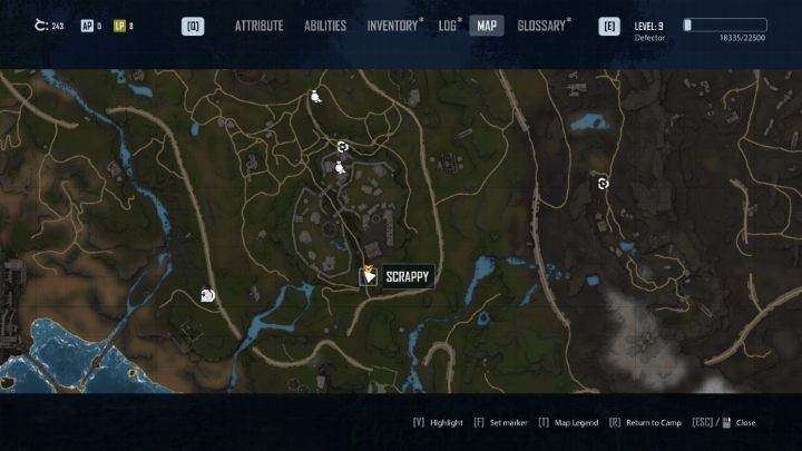 Scrappy's location is shown in the picture above - Elex 2: Admission to the Fort (Tavar) - walkthrough - Tavar - Elex 2 Guide