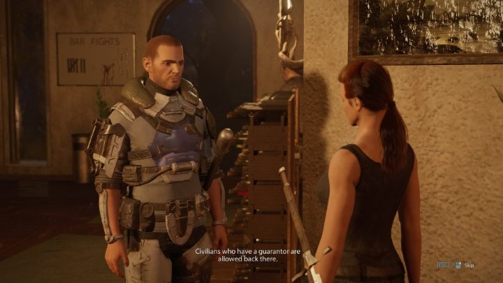 There is only one way to unlock access to the upper district of the Fort - you have to complete The Berseker's Trust quest - Elex 2: An Unwelcome Morkon - walkthrough - Tavar - Elex 2 Guide