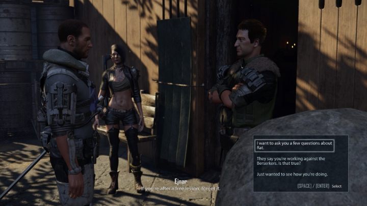 Go see Ejnar and start a conversation about the Rat - Elex 2: Rats Paranoia (Tavar) - walkthrough - Tavar - Elex 2 Guide