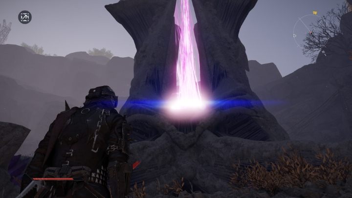During the final trip you'll visit an area full of Skyanids but you don't have to fight them - defeat the enemies in the vicinity of the purple crystals and Caja will examine the samples - Elex 2: Purple is the New Blue (Caja) - walkthrough - Caja - Elex 2 Guide